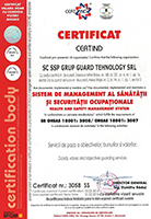 Certificat ISO 18000